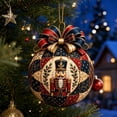 thumbnail image 3 of KRONDO Christmas Patchwork Ornament DIY Kit, Fabric Craft Set for Holiday Tree, Mantel & Gift Display, 3 of 9