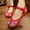 Red 39, variant on Women's Chinese Old Peking Style Phoenix Flower Embroidered Mary Jane Flat Shoes