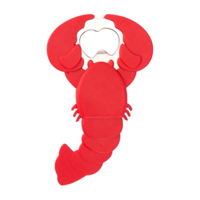 Ouvre-boîte de Boisson en Forme de Homard pour Pique-Nique Camping Hôtel BBQ Rouge