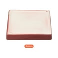 thumbnail image 4 of Unique Bargains 5' Ceramic Square Planter Saucer Flower Pot Drip Tray Coaster, Maroon 2 Pack, 4 of 5