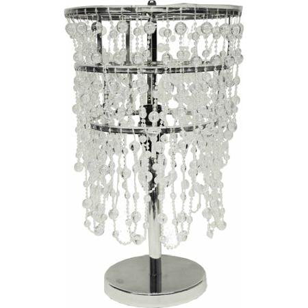 Translucent Beaded Table Lamp Features, Beaded Table Lamp Shade