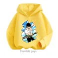 thumbnail image 3 of Ropa para niños, sudadera de una pieza para niños, ropa para niñas, primavera y otoño, sudadera con dibujos animados de Anime Luffy Zoro, traje para adolescentes, camisetas con capucha de Sonic, 3 of 5