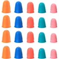thumbnail image 1 of 20 Pieces Rubber Finger Pad, Finger Pads, Finger Protector, Reusable Finger Covers for Hot Glue Sports Games in Assorted Sizes, 1 of 5