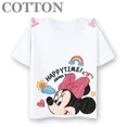 thumbnail image 2 of Nueva camiseta de algodón de manga corta para niños, informal, a la moda, con estampado de dibujos animados de Disney Mickey Mouse, camiseta para niños, 2 of 5