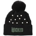 thumbnail image 1 of Gorro Bioworld Wicked Negro con Puño, Perlas y Pompon, 1 of 6