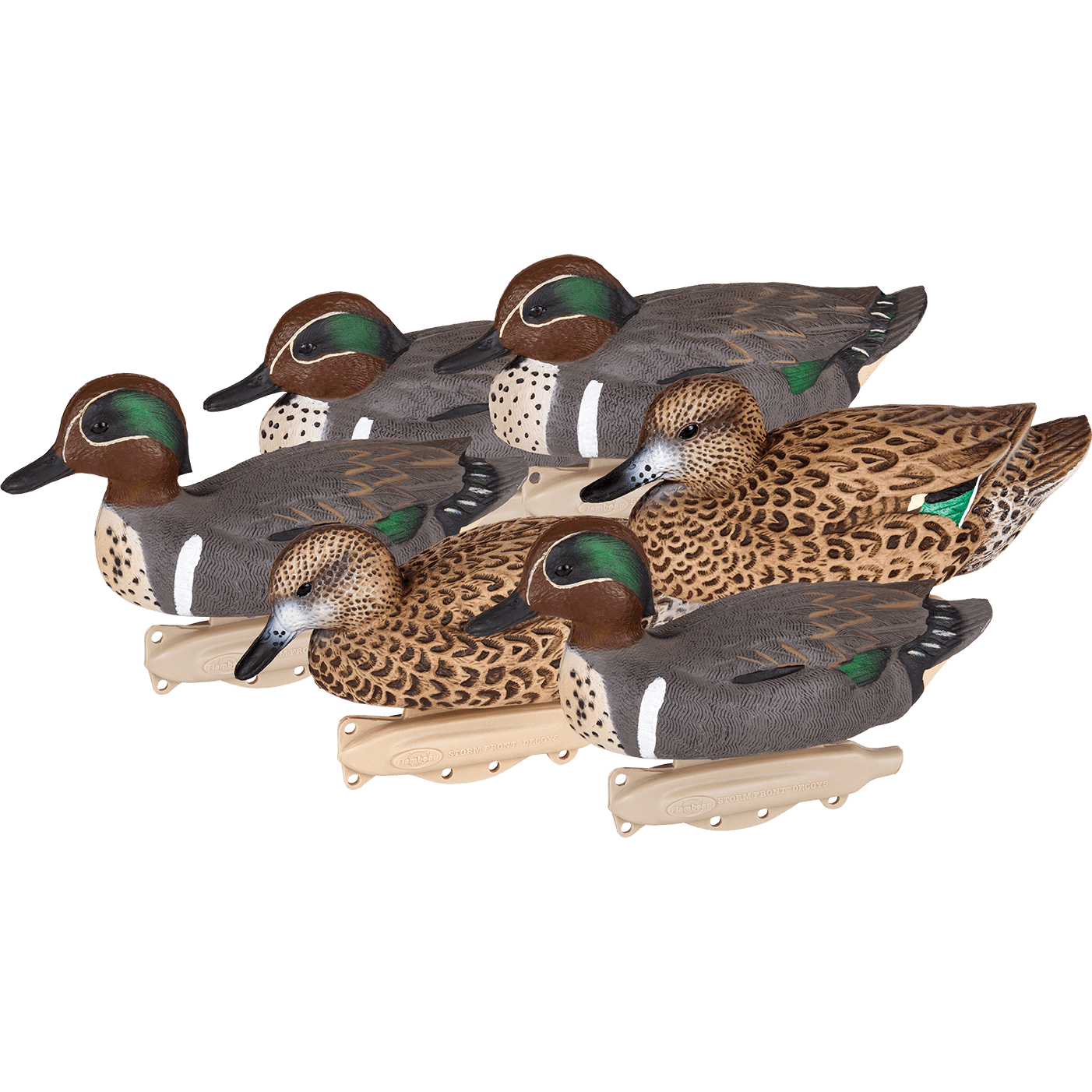 Flambeau Outdoors 8024SUV Storm Front 2 Wigeon Decoys, Classic Floaters