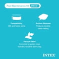 thumbnail image 4 of Intex: Pool Cleaning Maintenance Kit - Blue, 94" Telescoping Aluminum Pole, Vacuum Head, Surface Skimmer, Accessories For Above Ground Swimming Pools, 4 of 9