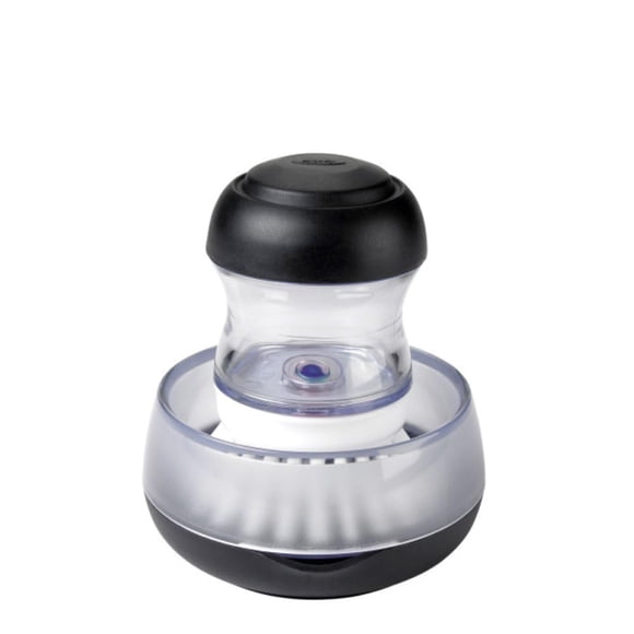 Oxo 1312280BK Brosse Distributrice de Savon en Forme de Paume et Ensemble de Rangement, 5,75 Po