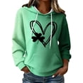 thumbnail image 2 of Sweatshirt for Women St Day Hoodie Women Fashion Print Hoodies Long Sleeve Comfortable Casual Sweatshirt, 2 of 5