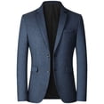thumbnail image 2 of Chaqueta de traje informal para hombre, chaqueta fina de primavera y otoño, chaqueta de estilo occidental, 2 of 5