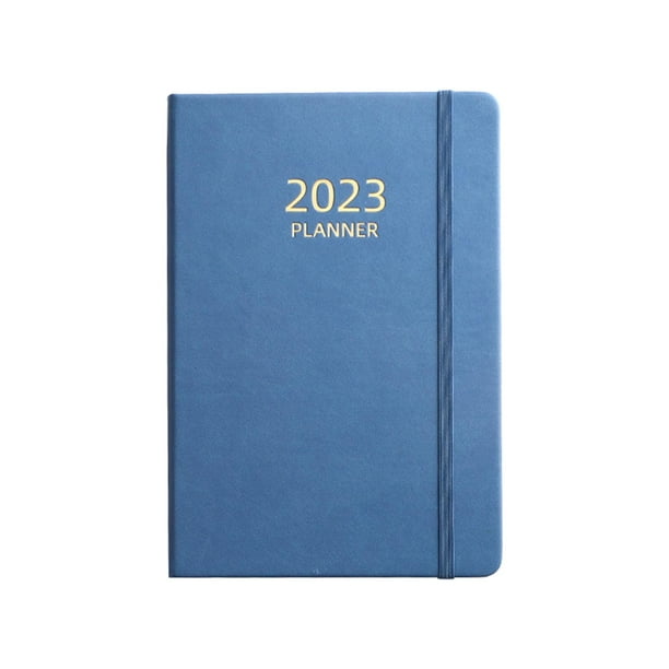 2023 mensual Diario Calendario mensual s Horario Azul Zulema Planificador de cuaderno
