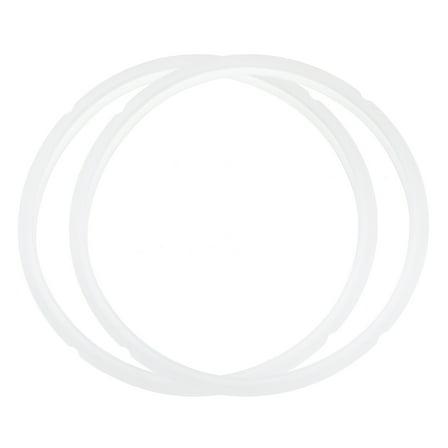 Uxcell Silicone Inner Sealing Ring Pressure Cooker Accessories for Pressure Cooker 5/6QT, 2 Pcs White