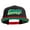 Black Red, variant on Halloween Creepy Embroidered Wool Blend 2 Tone Classic Snapback - Navy Red OSFM