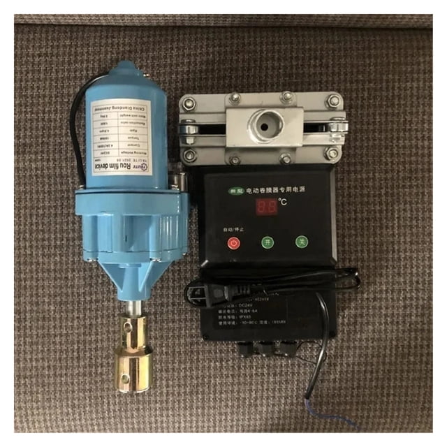 Moteur Électrique Roulé 100W, Film Plastique pour Serre Roulée, Machine à Film Électrique, Rideaux de Ventilation Dc24V