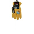 thumbnail image 3 of 903HK M Medium Men's Full-Suede Deerskin Leather Gloves, 3 of 4