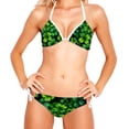 thumbnail image 2 of Saint Patrick's Day Swimming Suits Women Bikini Sets, Detachable Sponge, Adjustable Strap, Two-Pack - Ideal for Beach and Pool Parties, 2 of 6
