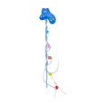 thumbnail image 3 of Almencla Cat Teaser Toy Playing Chasing Enrichment Exercise Lightweight Teasing Stick Blue, 3 of 8