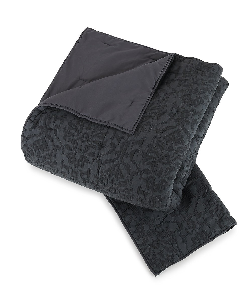 Better Homes & Gardens Damask Cotton Quilt, Full/Queen, Gray
