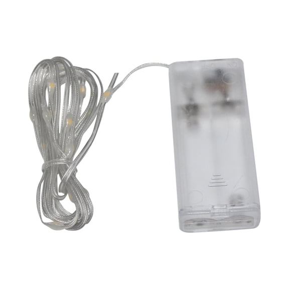 Vikakiooze Waterproof LED String Light, Battery Driven String Light Star, Used For Indoor And Outdoor Decoration Wedding Family Party Christmas. (warm White)