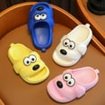 thumbnail image 4 of Toddler Girl Sandals Sizes 4-4.5 Years Comfortable Soft Soled Home Fashionable Cartoon Outdoor Thick Soled With Poop Feeling Blue Shoes, 4 of 5