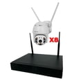 thumbnail image 1 of Kit 8 camaras seguridad vigilancia inalambrico wifi exterior, 1 of 7