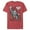 Red Heather, variant on Men's Superman Daily Planet Newspaper Graphic Tee White 2X Large