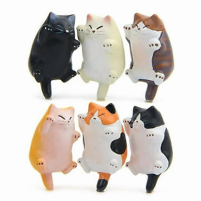 Imanes de nevera de gato para la escuela, aula, oficina, gatito