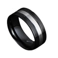 thumbnail image 2 of Guardurnaity Anillo Punk de moda, alianzas de boda, anillos exquisitos Ins, accesorios de ropa, joyería, abalorio, regalos de aniversario de compromiso Accesorios de disfraces Negro 7 # Guardurnaity AP014847-16, 2 of 6