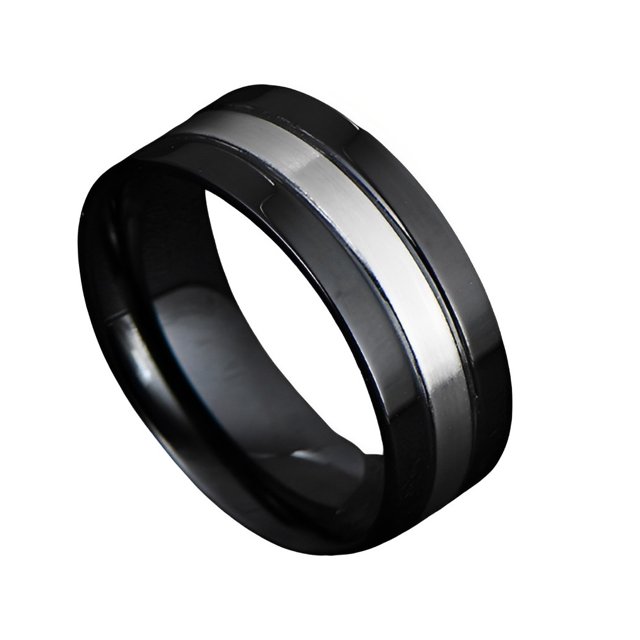Minnieouse Anillo Punk de moda, alianzas de boda, anillos exquisitos Ins, accesorios de ropa, joyería, abalorio, regalos de aniversario de compromiso Accesorios de disfraces Negro 7 # Minnieouse AP014847-16