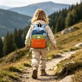 thumbnail image 2 of WAYUTE Backpack for Kids Back to School Backpacks Patchwork Color Preschool Toddler Lightweight Sports Commuting Daily Use Bookbag Casual Outdoor Travel, 2 of 6
