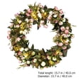 thumbnail image 2 of unbranded Guirnalda Colgante Rosa Artificial Con Para Exterior E Interior, 2 of 5