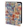 thumbnail image 2 of Pofeuu Set Of Travel Vintage Print Travel Document Organizer Passport Holder Men Women for Family (6.5 in x 4.5 in),Wallet Holder Credit Card Clutch Bag Case, 2 of 5