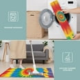 thumbnail image 6 of Colorful Tie Dye Mandala Pattern Kitchen Rugs Sets Of 3,Kitchen Runner Rugs Non Skid Washable,Decorative Kitchen Floor Mats for Kitchen,Sink,Laundry,17"x30"+ 17"x47" + 17"x59", 6 of 6
