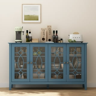 Accent table with doors outlet