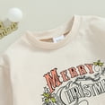 thumbnail image 5 of Okbabeha Baby Girl Boy Christmas Outfit My First Christmas Sweater Sweatshirt Shirt Bubble Romper Onesie Santa Clothes, 5 of 5