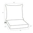 thumbnail image 5 of ARDEN Basics Outdoor Deep Seat Set, 22 x 24, Rain-Proof and Fade Resistant,, 5 of 9