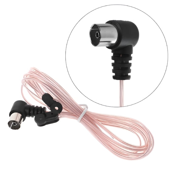 GJX Fm Antenna for Indoor Stereo Receiver Universal 75 Ohm Fm Radio Antenna Fm Radio Antenna