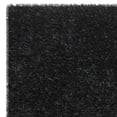 thumbnail image 5 of SAFAVIEH New Orleans Darius Solid Polyester Shag Runner Rug, Black, 2'3" x 6', 5 of 7