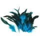 thumbnail image 1 of Bewildely Pluma de cola natural Adornos hermosos Decoración de carnaval Accesorios para tocados de disfraces de bricolaje, Rosa roja Tela de costura y artesanía Lago azul Bewildely HA8491-01B, 1 of 6