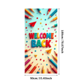 thumbnail image 3 of LUUFILx Welcome Back Banner Colorful Confetti Balloons Decorative Background Party Supplies Event Backdrop Celebration Welcome Banner Photography Props, 3 of 9