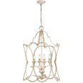 thumbnail image 1 of Beaumont Lane 4 Light Fluted Cage Pendant in Antique Ivory, 1 of 7