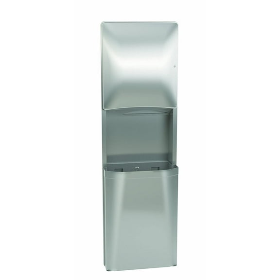 Bradley 2A05-113600 - Diplomat Surface Mounted Paper Towel Dispenser/Waste Receptacle,18 Gal