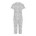 thumbnail image 6 of New trending & for spring Viikei Womens Pajamas Clearance,Women-neck Short Sleeved Pajamas and Pants Set Casual Pajamas with Pockets Gray S, 6 of 7