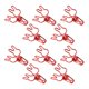 thumbnail image 2 of 100pcs Clips de carpeta Forma de conejo lindo Fuerza de sujeción fuerte Hueco de metal Mini Clips de carpeta Abrazaderas de papel para documentos de oficina, 2 of 8