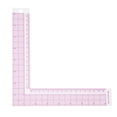 thumbnail image 1 of Herwey Plastic L-Square Shape Ruler French Curve Sewing Measure Professional Tailor Craft Tool, Curve Ruler, Sewing Ruler, 1 of 8