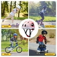 thumbnail image 2 of Casco de bicicleta para niños pequeños, ajustable, con diseño de dinosaurio, casco de patinaje transpirable, 2 of 8