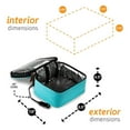 thumbnail image 3 of HOTLOGIC Food Warming Tote, Lunch Bag Plus 12V, Teal, 3 of 7