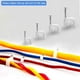 thumbnail image 4 of Clips para cables redondos de 6 mm blancos - paquete de 100, 4 of 5