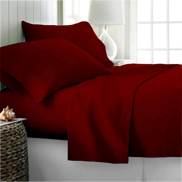 QJUHUNG Luxury Bed Sheets Set - 800 Thread Count 100% Egyptian Cotton Sheets - 4 Piece Sheet Set Fits Mattress Upto 24 Inch Deep Pocket Sateen Weave for Soft Fitted Sheet - Dark Grey Soli