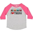 thumbnail image 3 of Inktastic I Love Trains Boys or Girls Toddler T-Shirt, 3 of 5